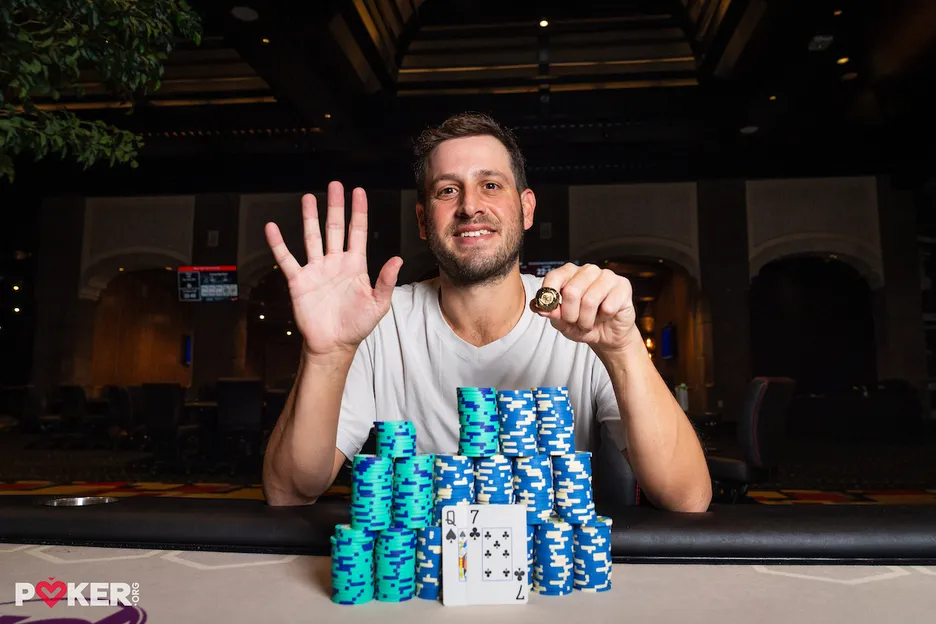Rabinowitz Triumphs in Thrilling WSOPC Main Event, Blinds Out Across Town for Extra Cash